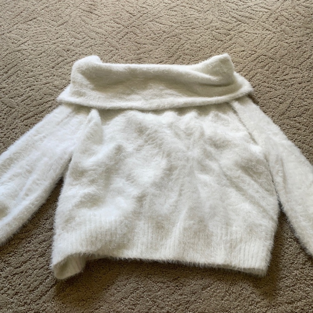 Off the shoulder sweater